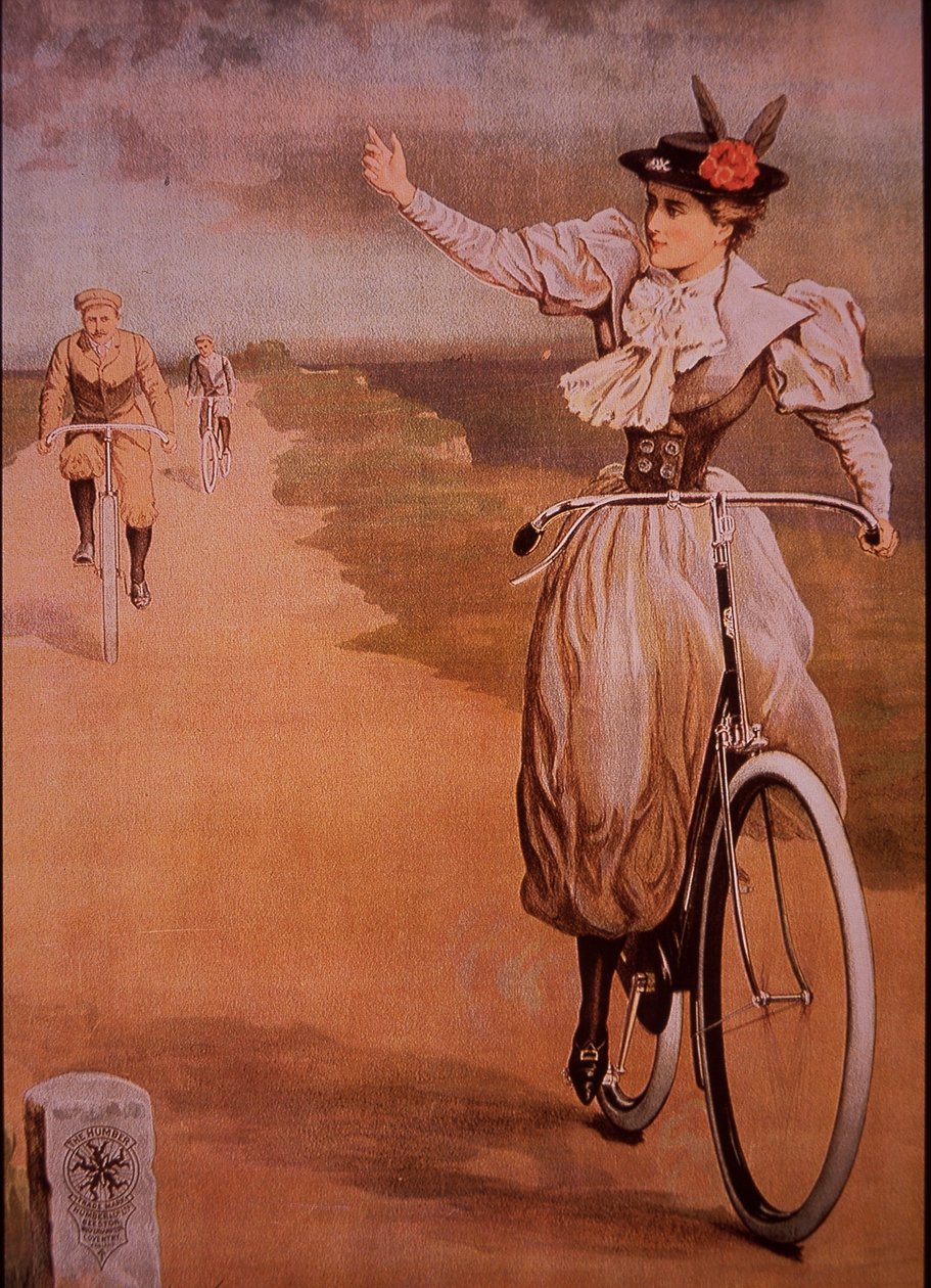 Advertentie voor Humber fietsen, ca. 1898 door English School