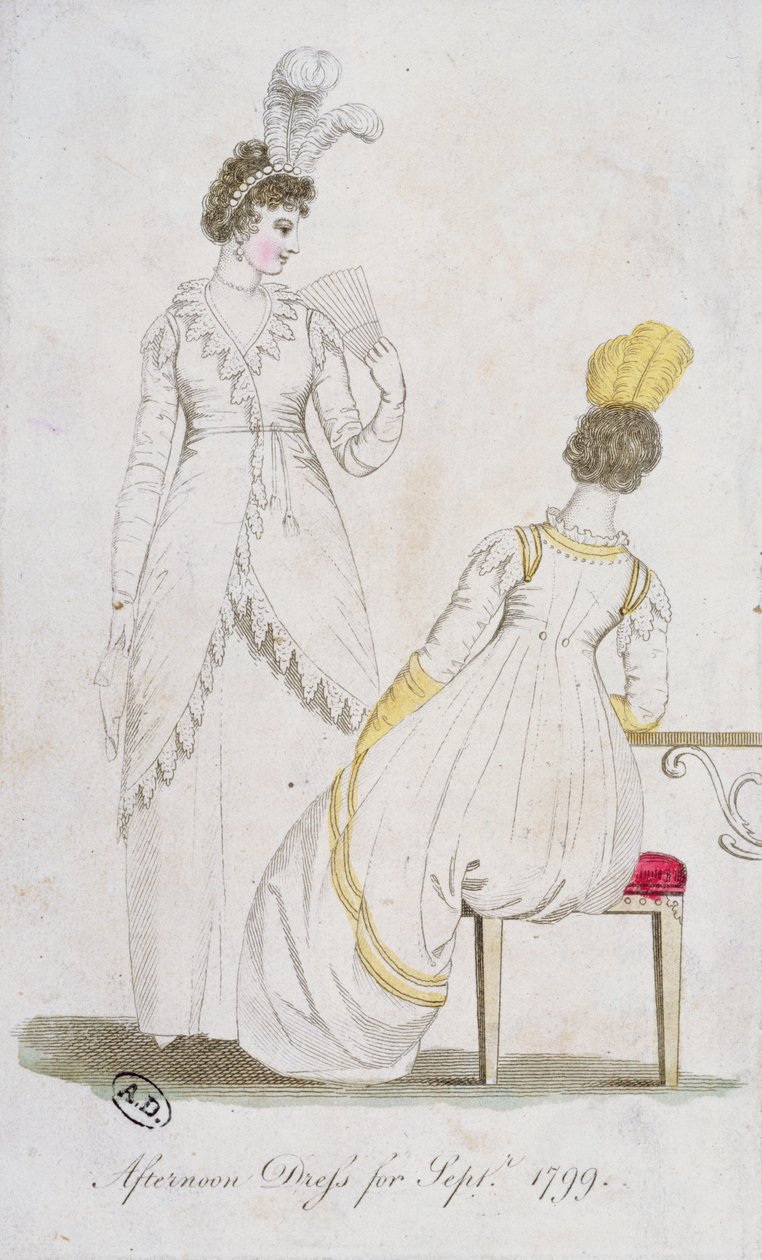 Middagjurk voor september 1799 door English School