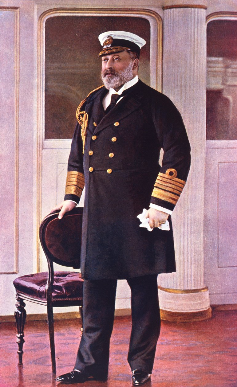 Albert Edward Prins van Wales, Ere-Admiraal van de Vloot, 1898 door English School