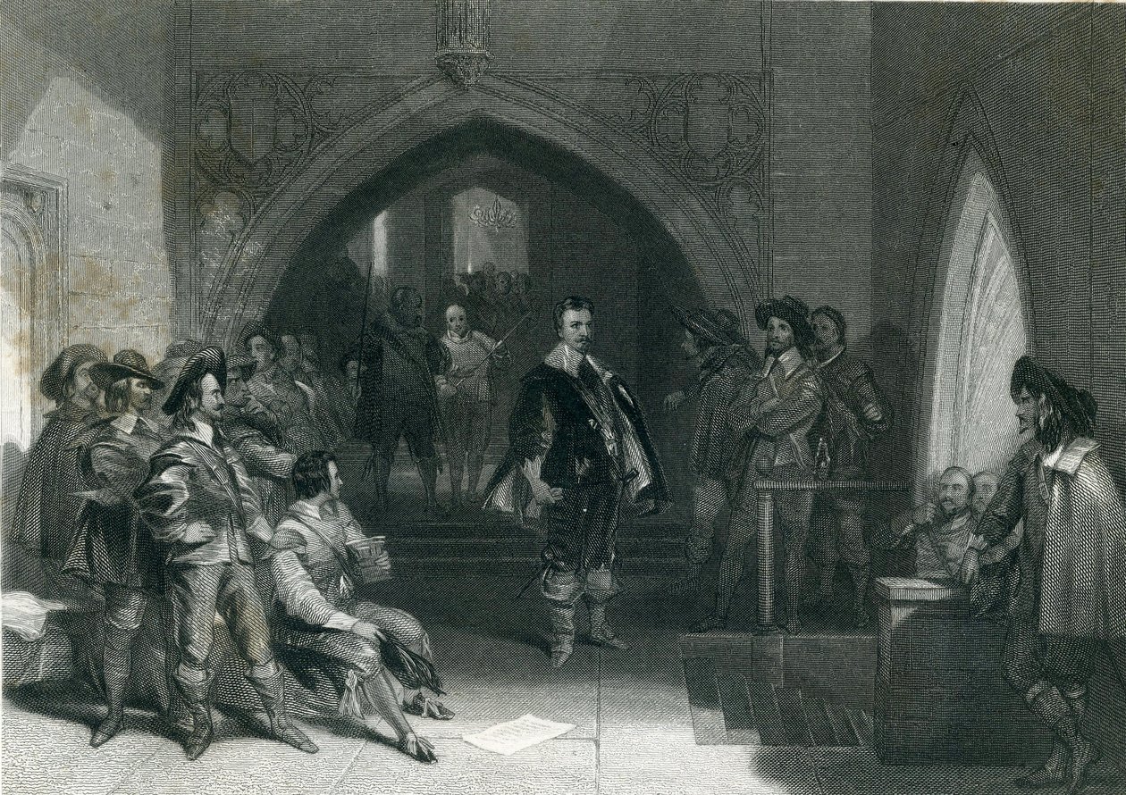 Arrestatie van Lord Strafford, 1640 door English School