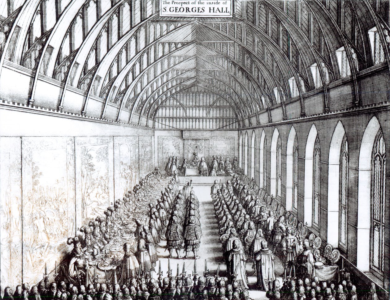 Banket van Karel II (1630-85) in St. George