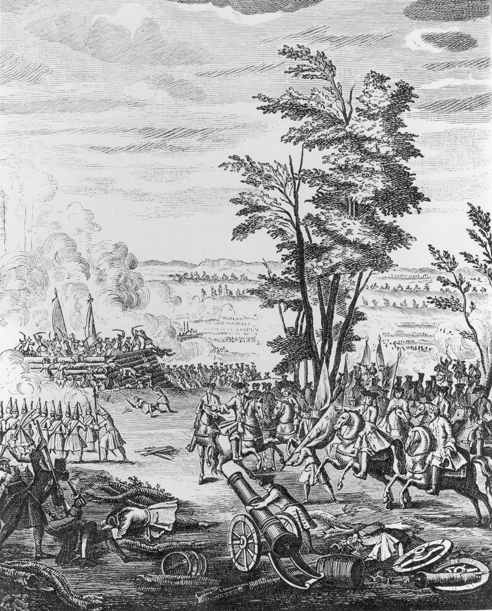 Slag bij Malplaquet, 11 september 1709, uit de 