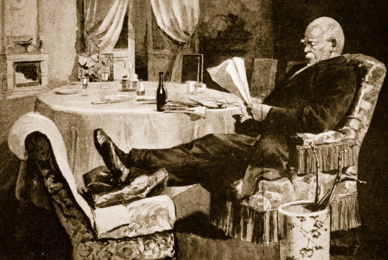 Bismarck neemt een korte pauze van de staatszaken door English School