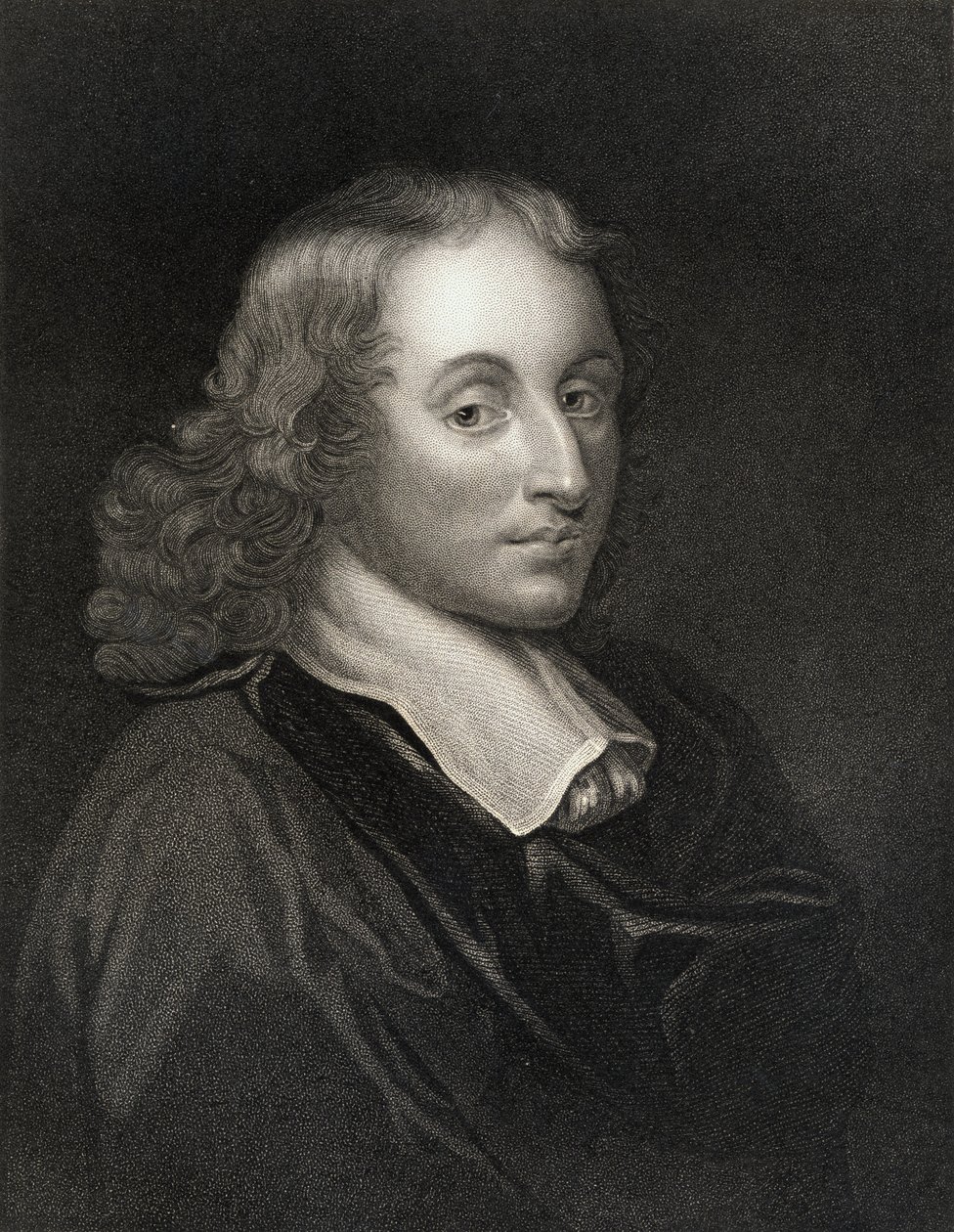 Blaise Pascal (1623-62) uit Gallery of Portraits, gepubliceerd in 1833 door English School