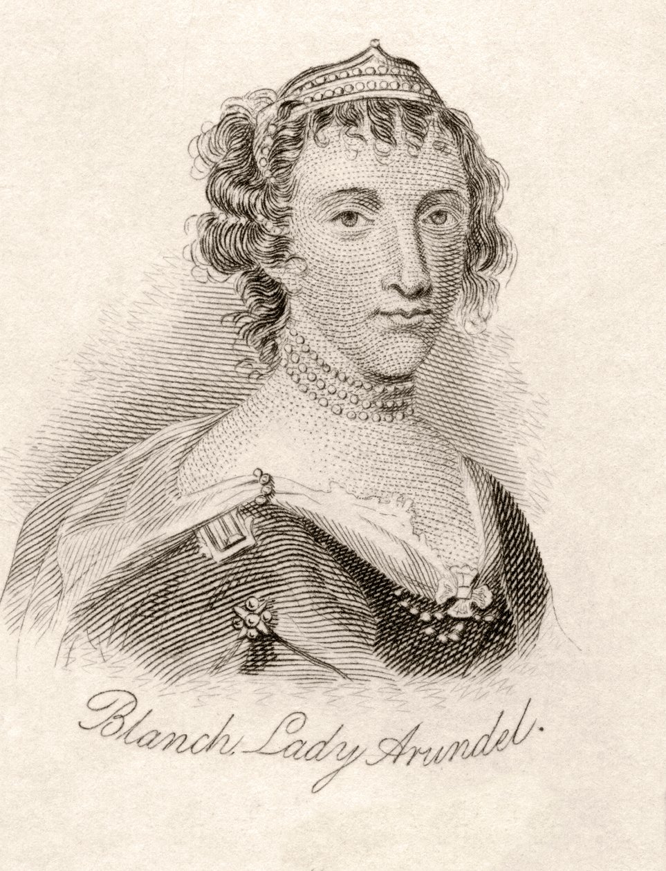 Blanche Somerset, Barones Arundell van Wardour, uit 