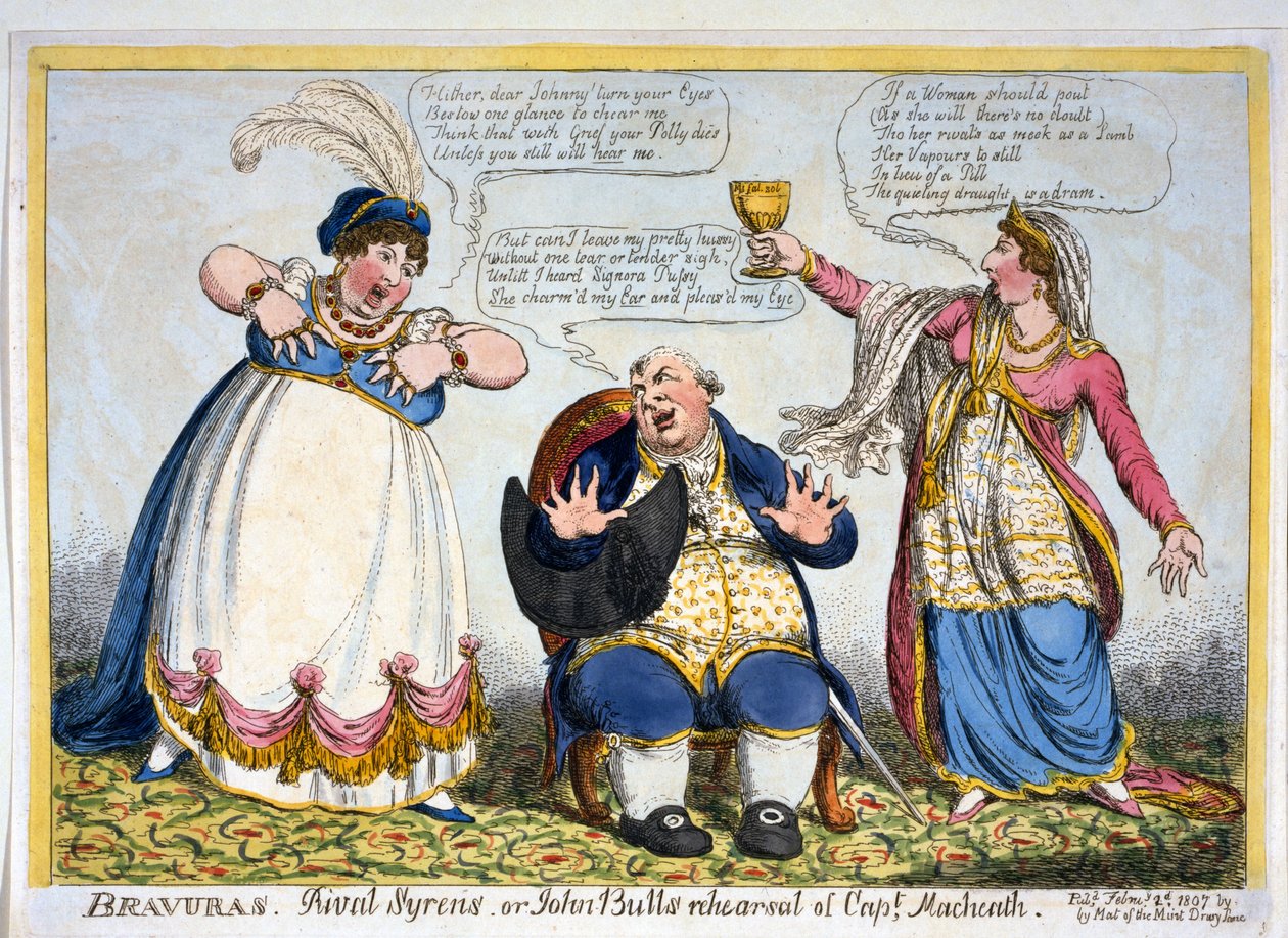 Bravuras, Rival Syrens of John Bull