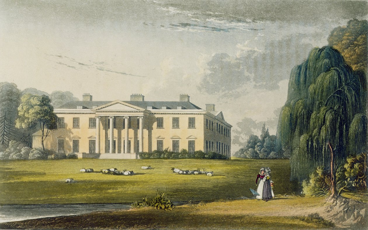Broadlands, uit Ackermanns Repository of Arts, 1825 door English School