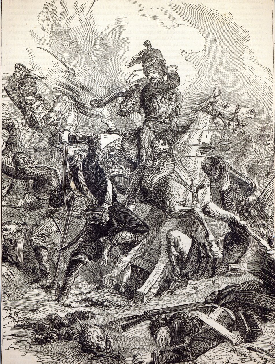 Charge van de Lichte Brigade, illustratie uit 