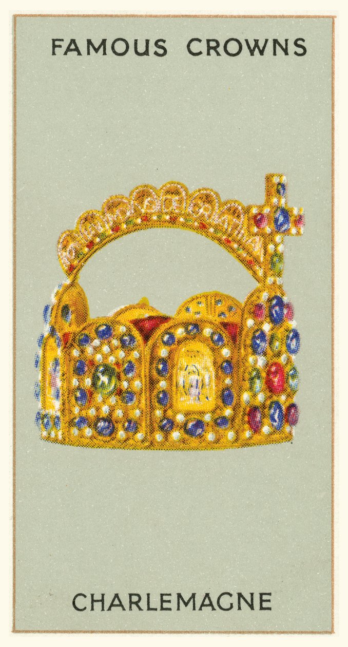 Karel de Grote (chromolitho) door English School