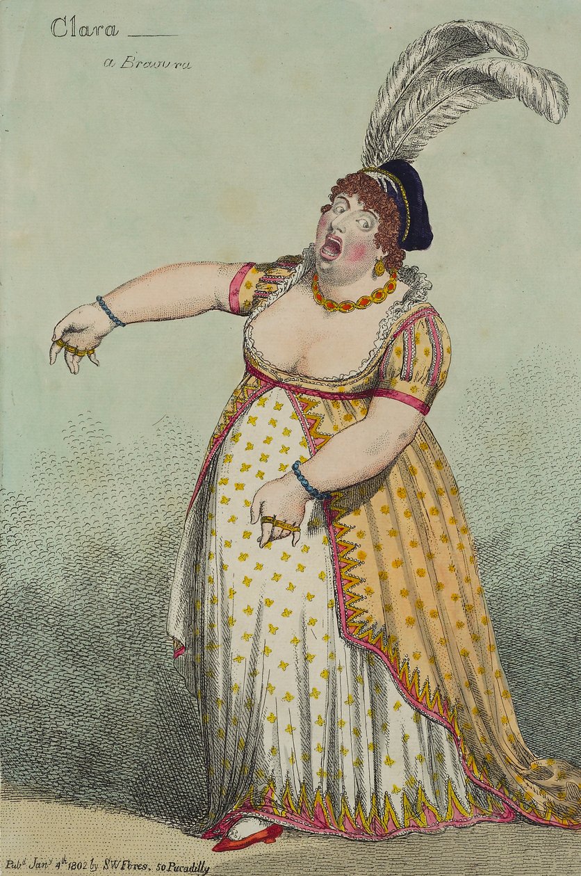 Clara: Een Bravura, 1802 door English School