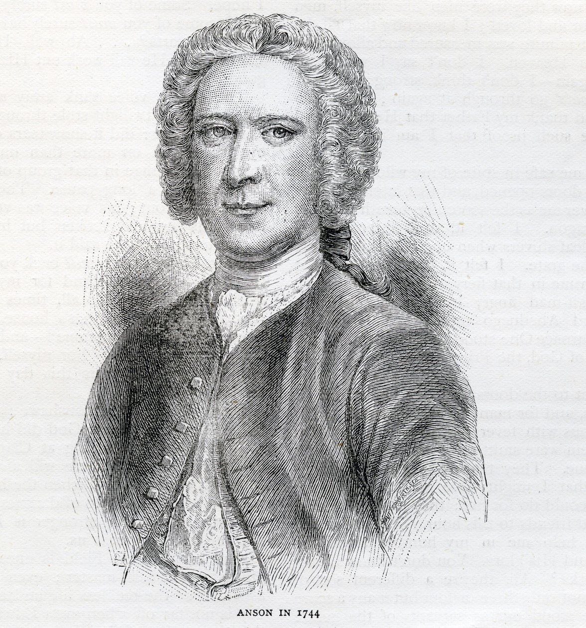 Commodore George Anson, 1e Baron Anson (1697-1762), 1744 door English School