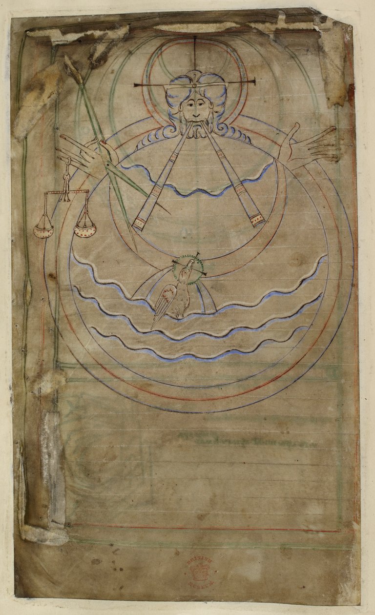 Diagrammatische weergave van de Schepping, illustratie uit 