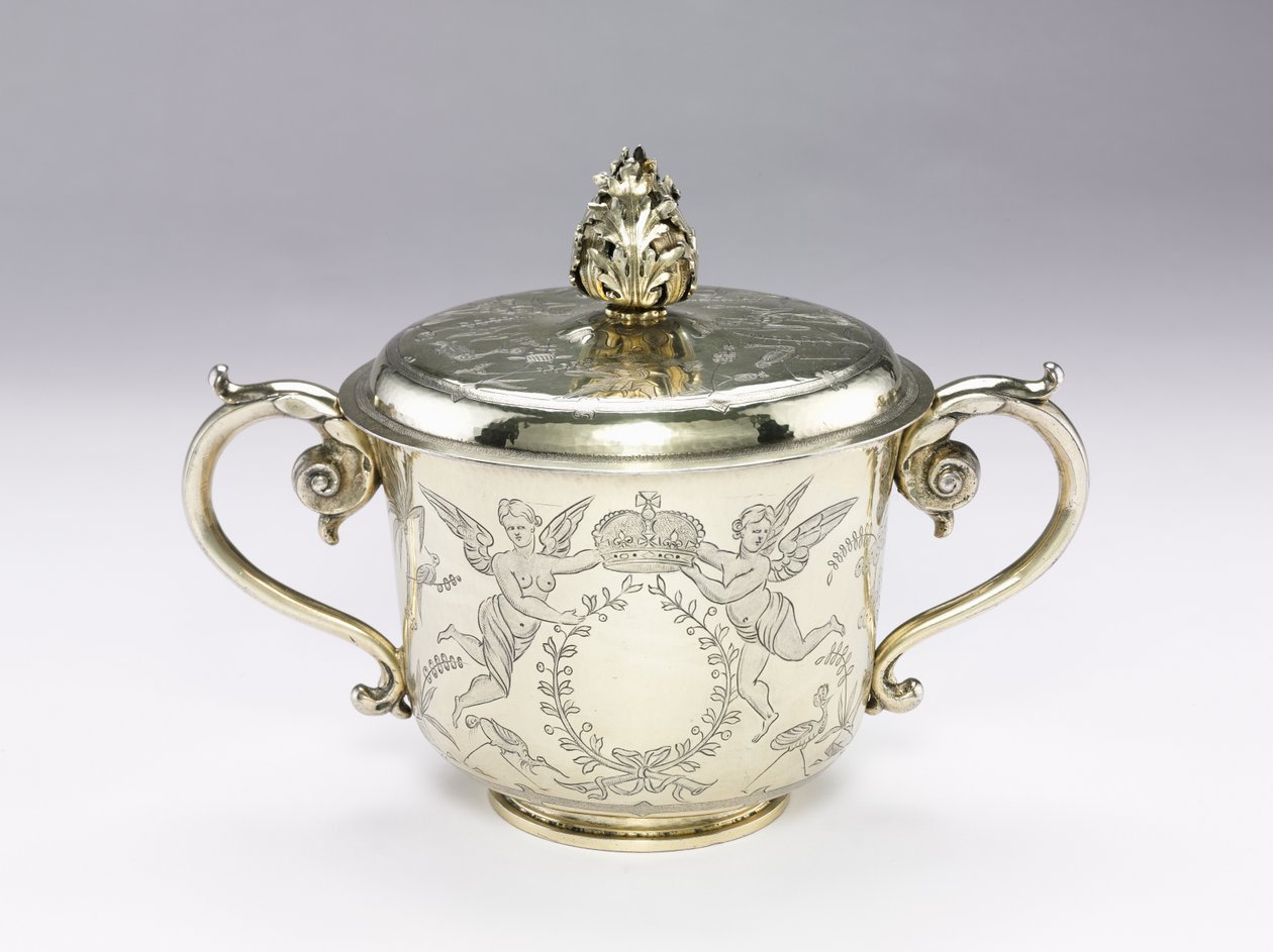Gedekte beker, 1686 door English School