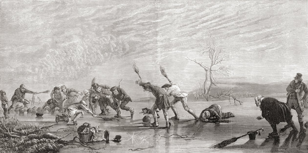 Curling in de 19e eeuw, uit 