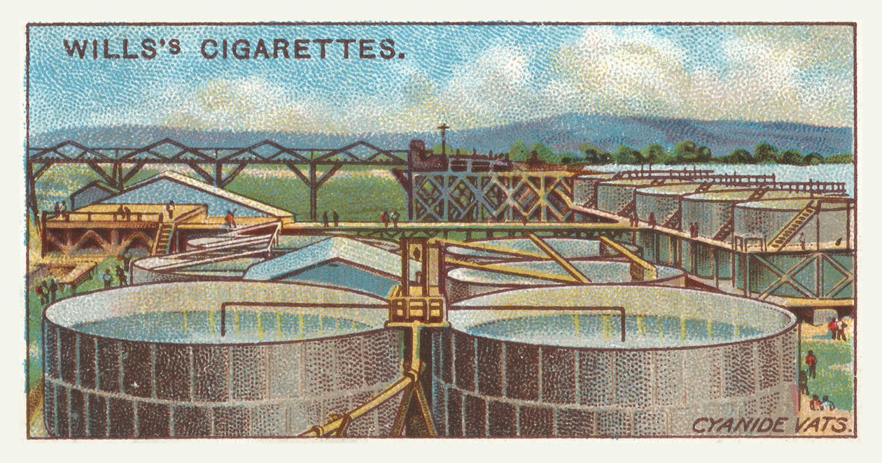 Cyanide vats (chromolitho) door English School