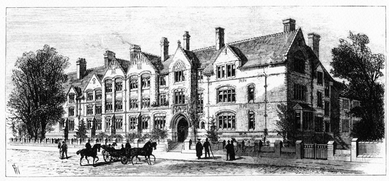 Dalton Hall, residentie voor studenten van Victoria University, Manchester door English School