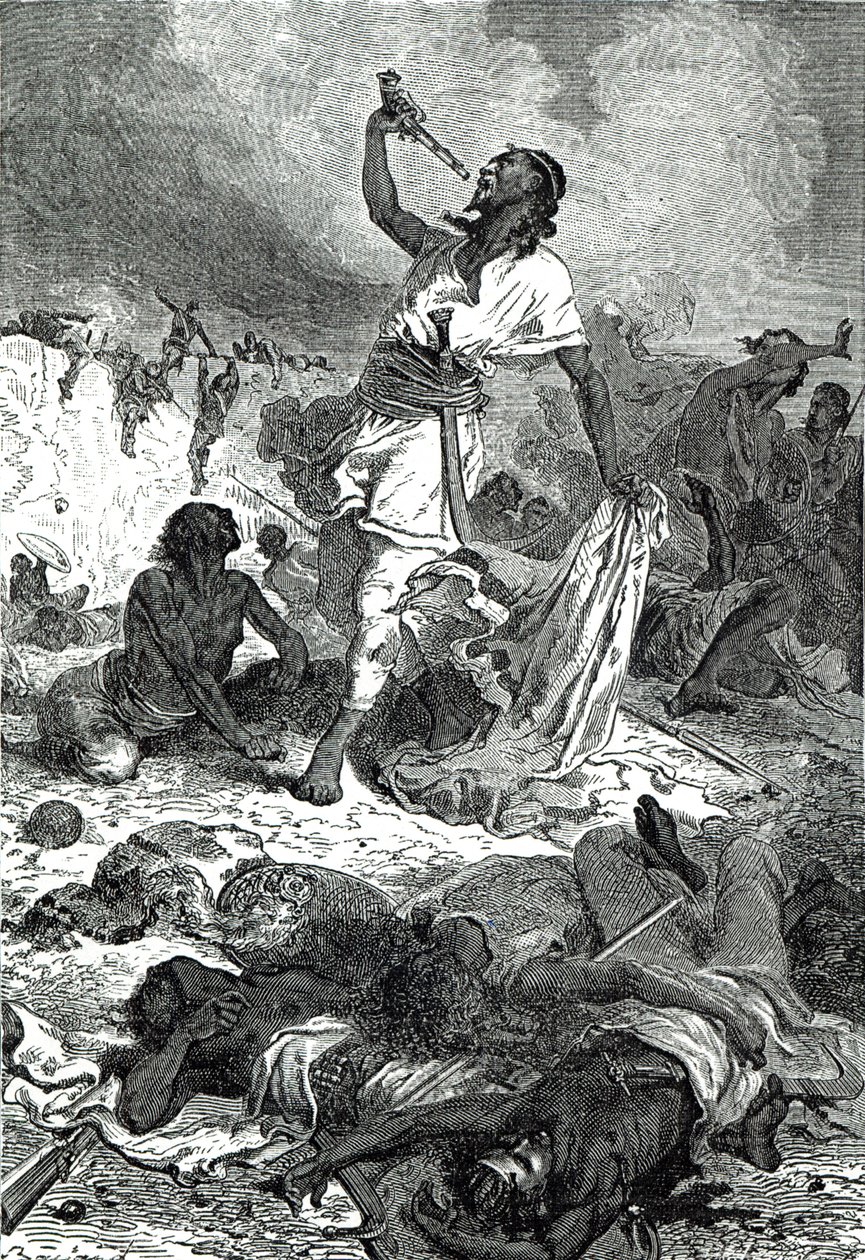 De dood van keizer Theodore, uit 
