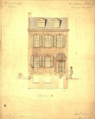 Ontwerp voor het Kleine Theater, Haymarket, ca.1800 door English School
