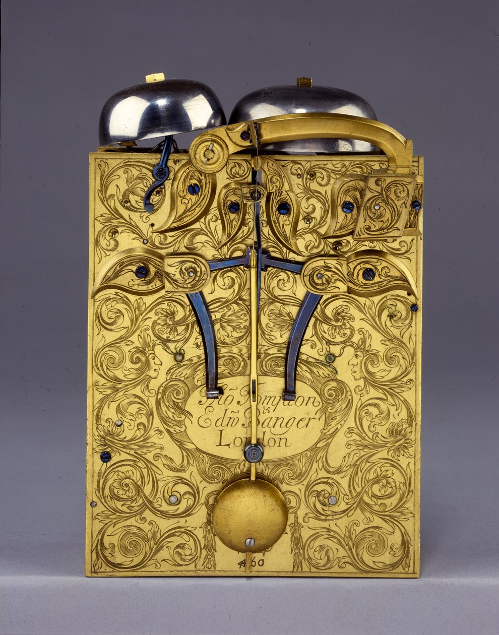 Detail van The Barnard Tompion, Tompion en Banger, Londen, No. 460, slagklok, c.1708 door English School