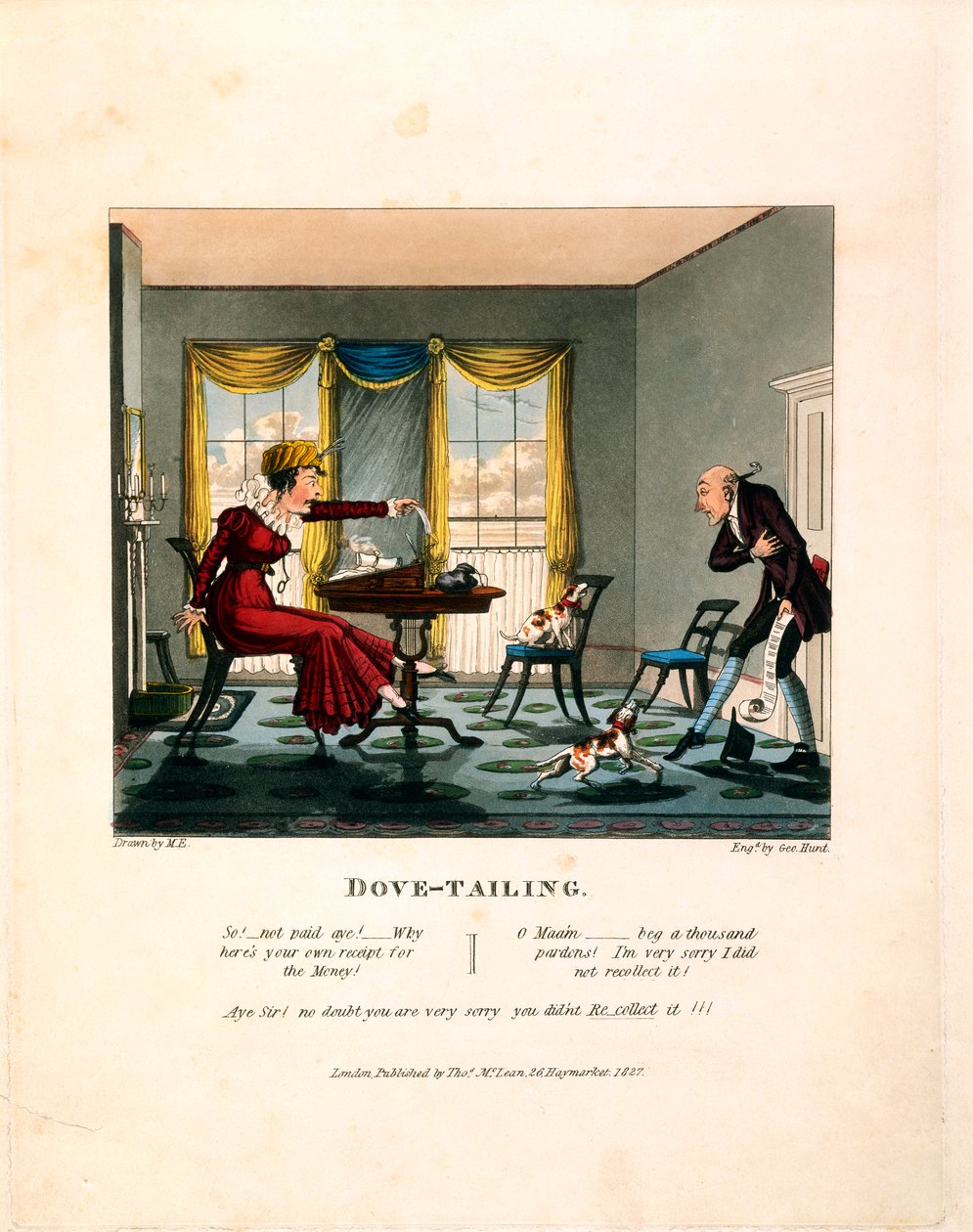 Zwaluwnest, gegraveerd door George Hunt, uitgegeven door Thomas Mclean, 1827 door English School