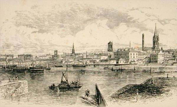 Dundee in ca. 1880, uit 