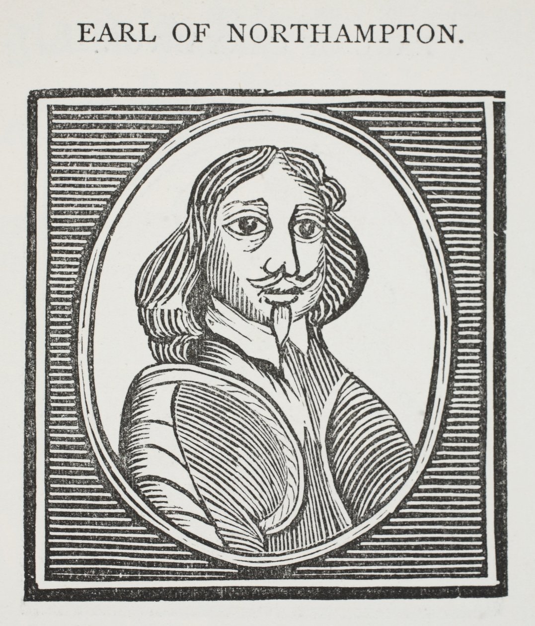 Graaf van Northampton, illustratie uit Chap-books van de achttiende eeuw door John Ashton, uitgegeven 1882 door English School