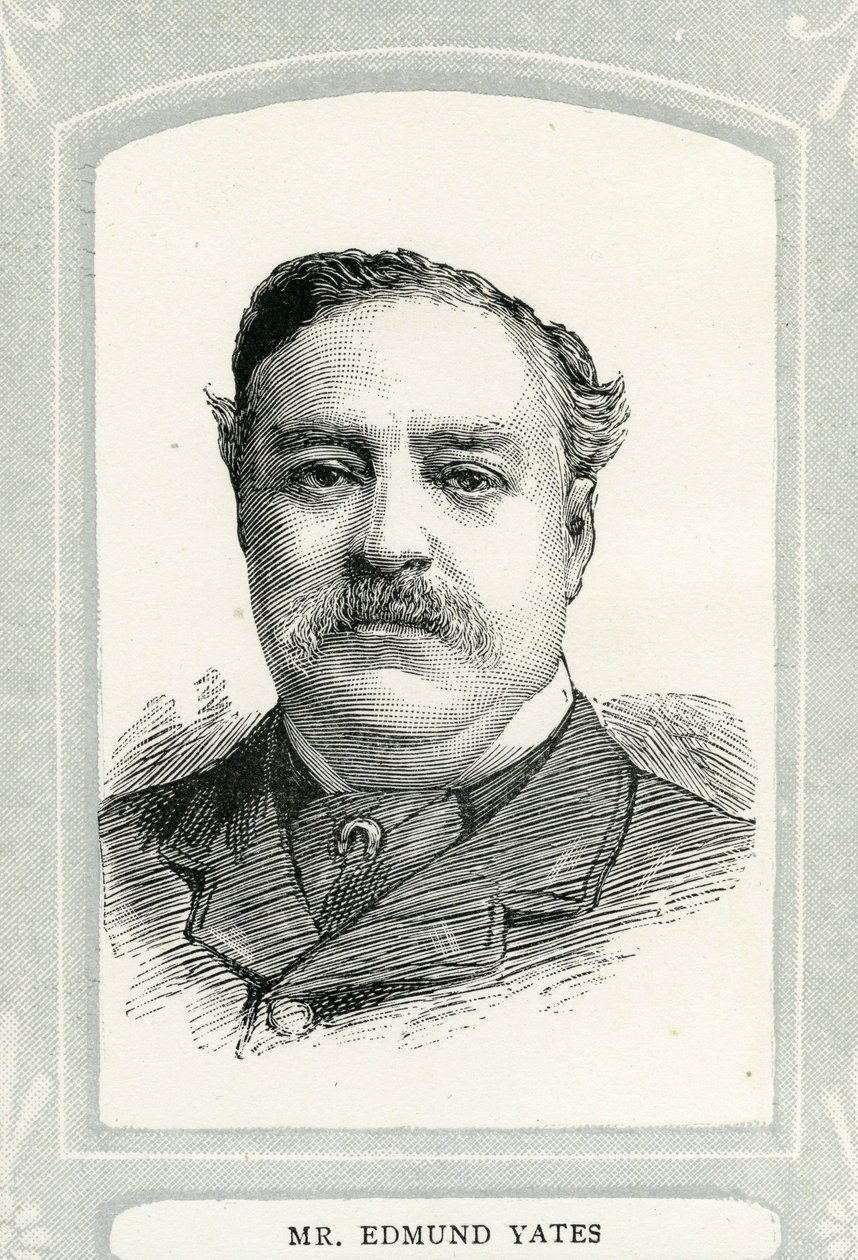 Edmund Yates (1831-94), journalist en romanschrijver door English School