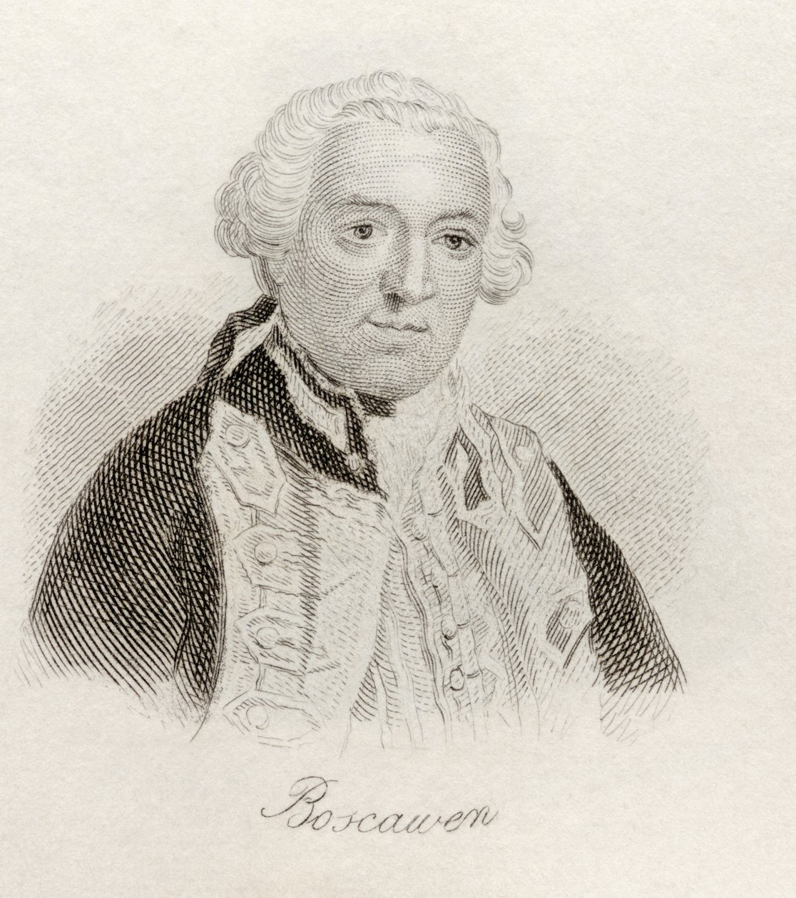 Edward Boscawen, uit 