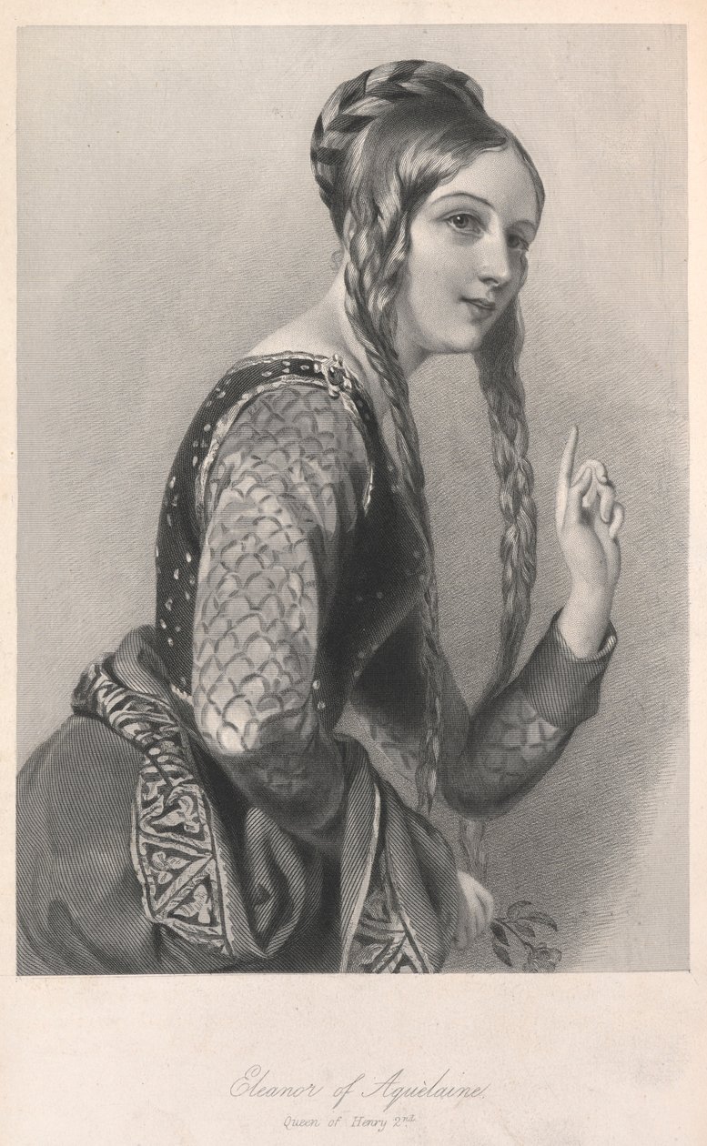 Eleanor van Aquitanië, illustratie uit 