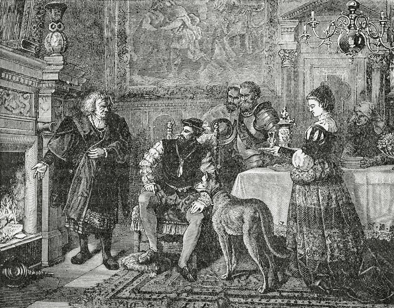 Keizer Karel V bezoekt de Fuggers door English School