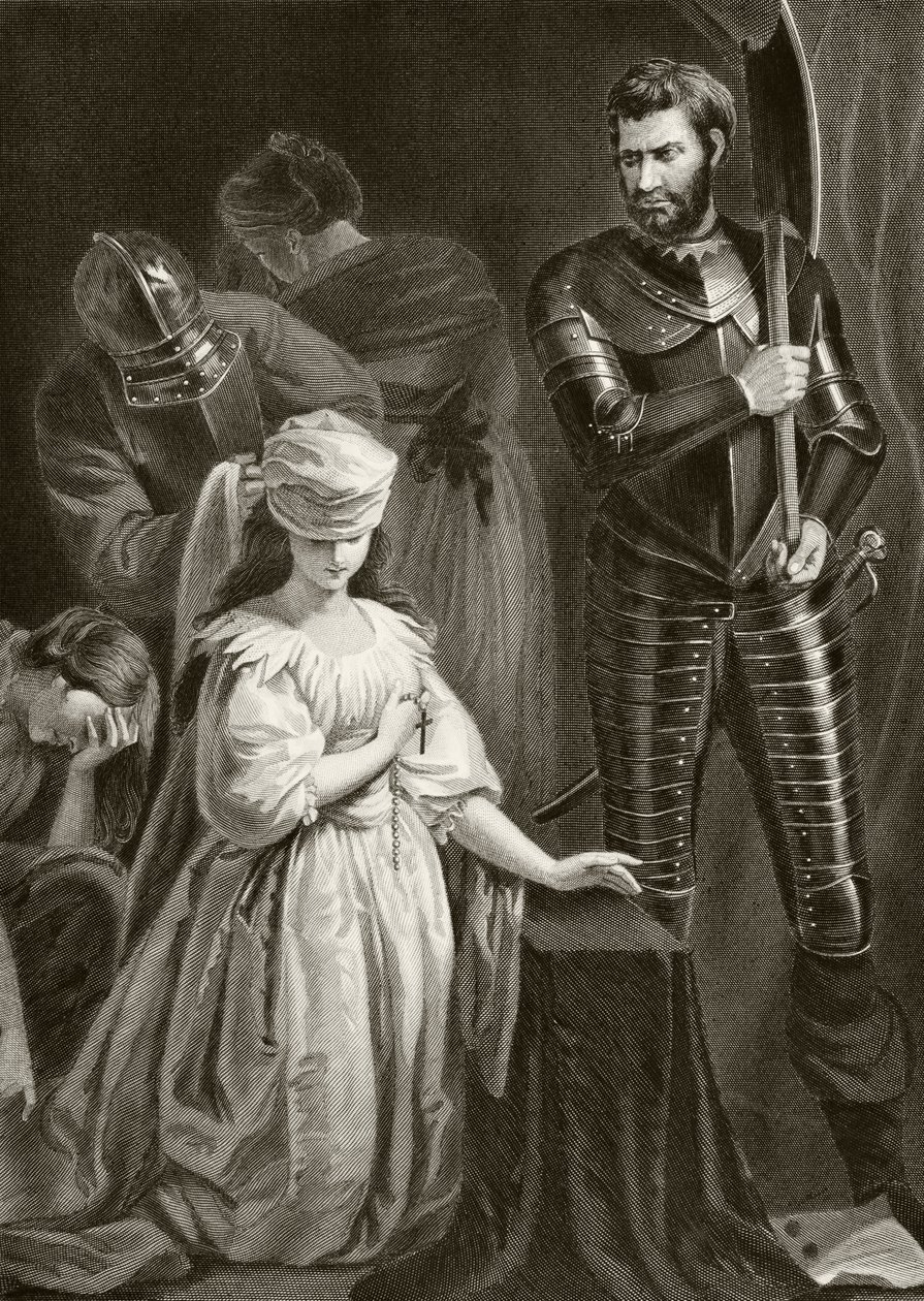 Executie van Mary Queen of Scots, 8 februari 1587, uit 
