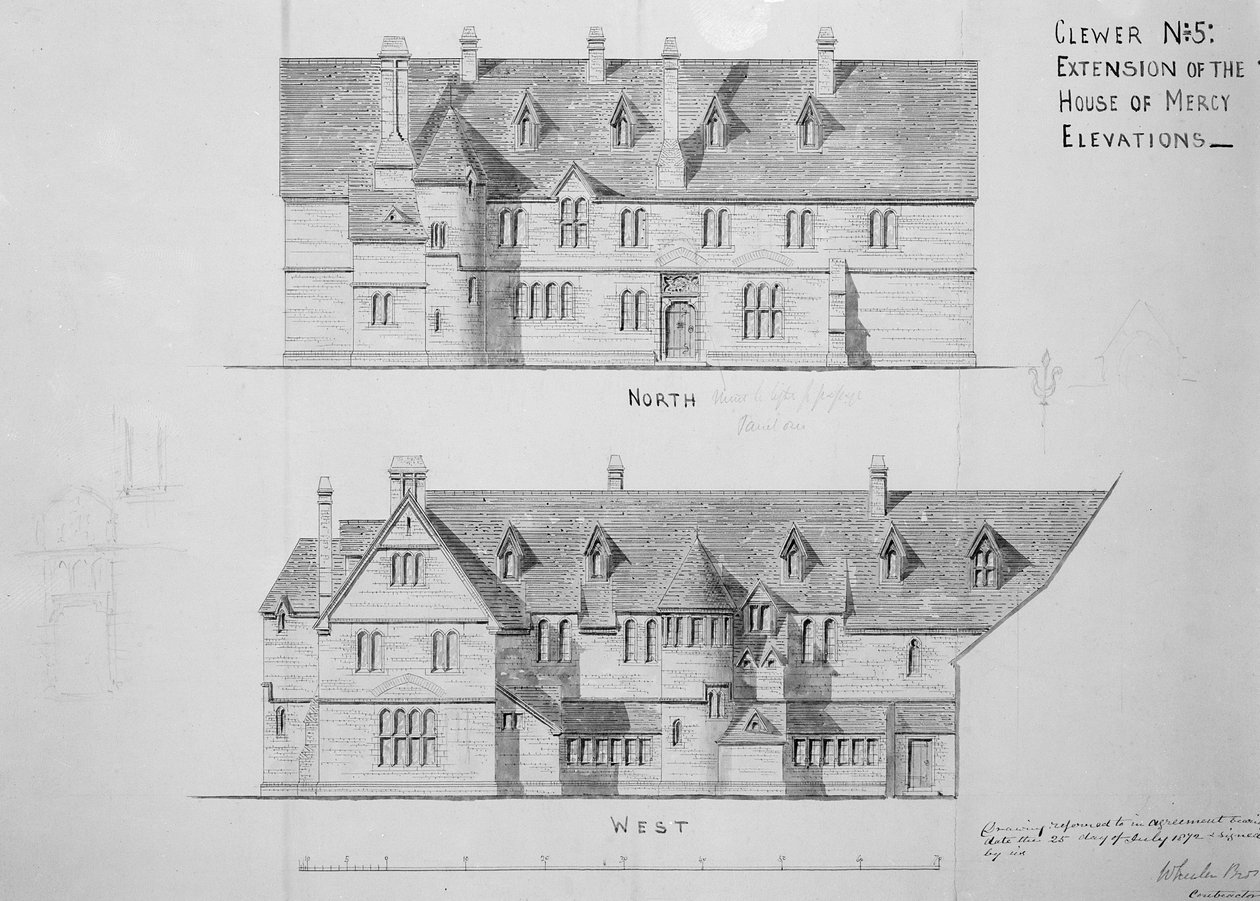 Uitbreiding van het Huis van Barmhartigheid, Clewer door English School