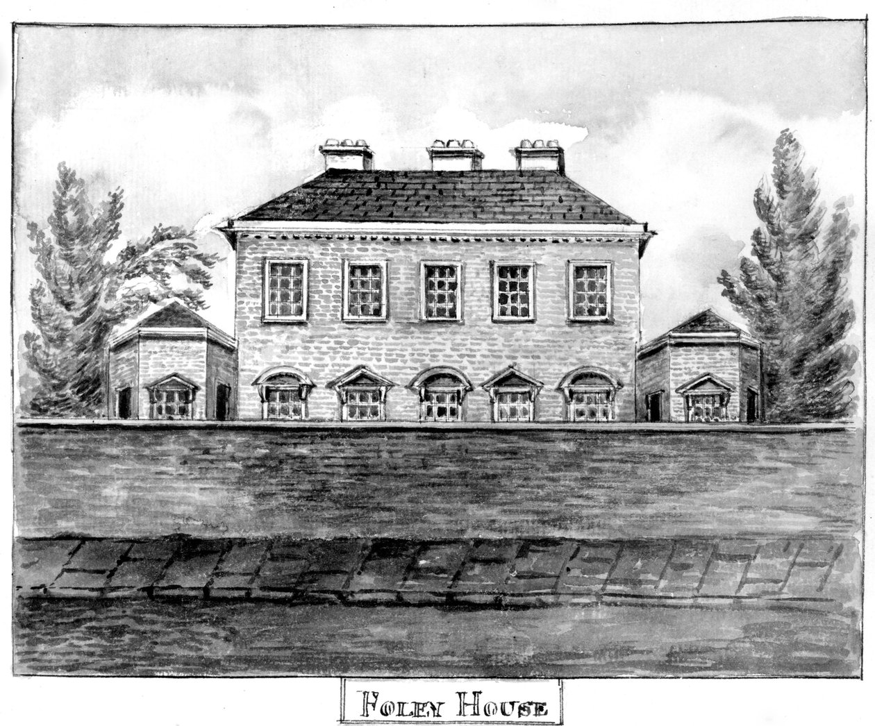 Foley House, c.1800 door English School