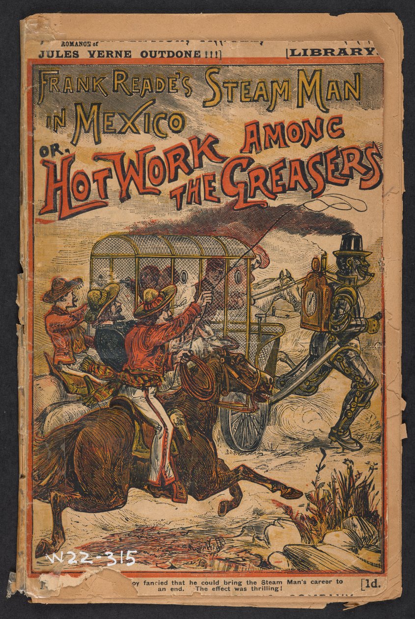Frank Reade, Jr. met zijn nieuwe stoomman in Mexico of, heet werk onder de smeerlappen! (druk) door English School