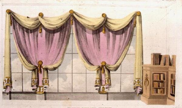 Franse Bibliotheekgordijn, plaat 41 uit Ackermann
