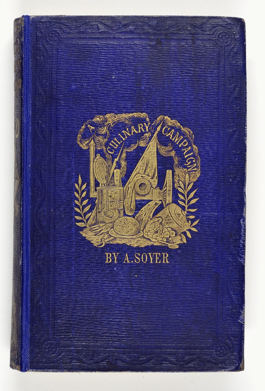 Voorkant van Soyers Culinaire Campagne, uitgegeven door G.Routeledge & Co., Londen, 1857 door English School