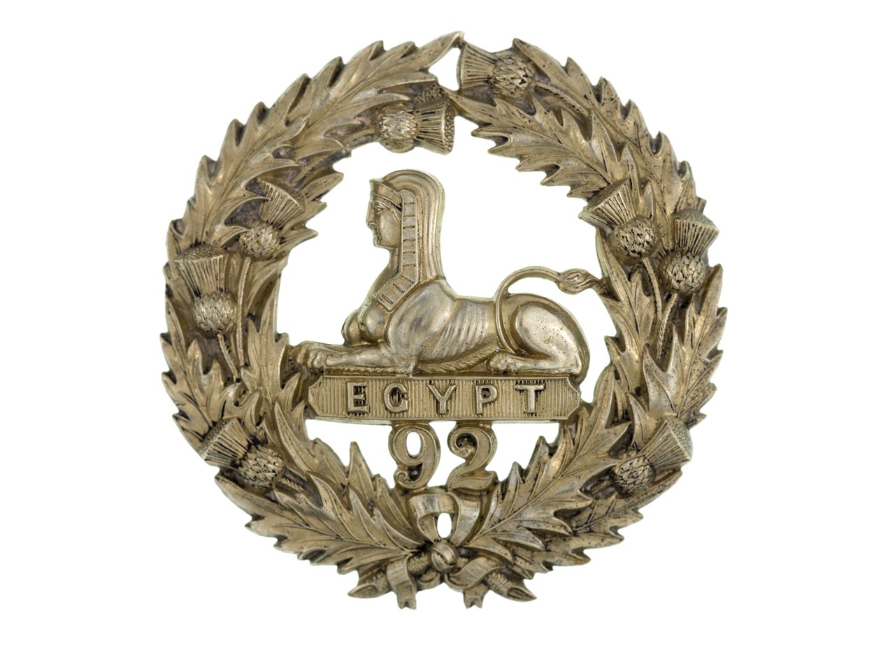 Glengarry badge door English School