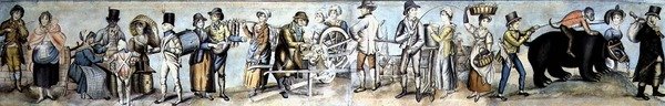 Naar de Kermis, c.1815 door English School