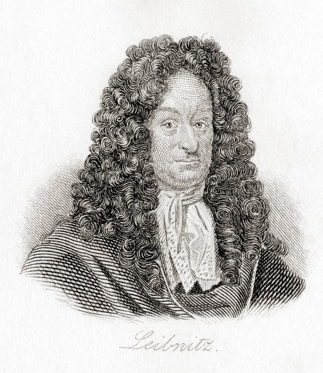 Gottfried Wilhelm von Leibniz door English School
