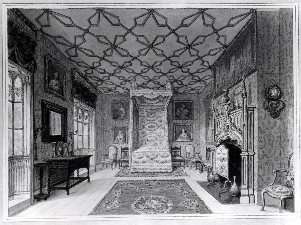Grote Noordelijke Slaapkamer van Strawberry Hill door English School