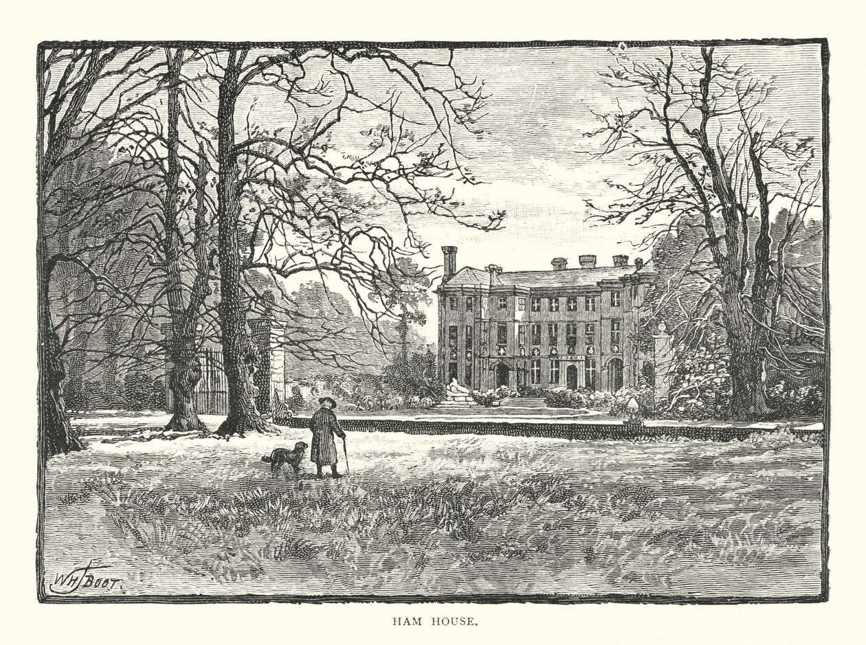 Ham House (gravure) door English School