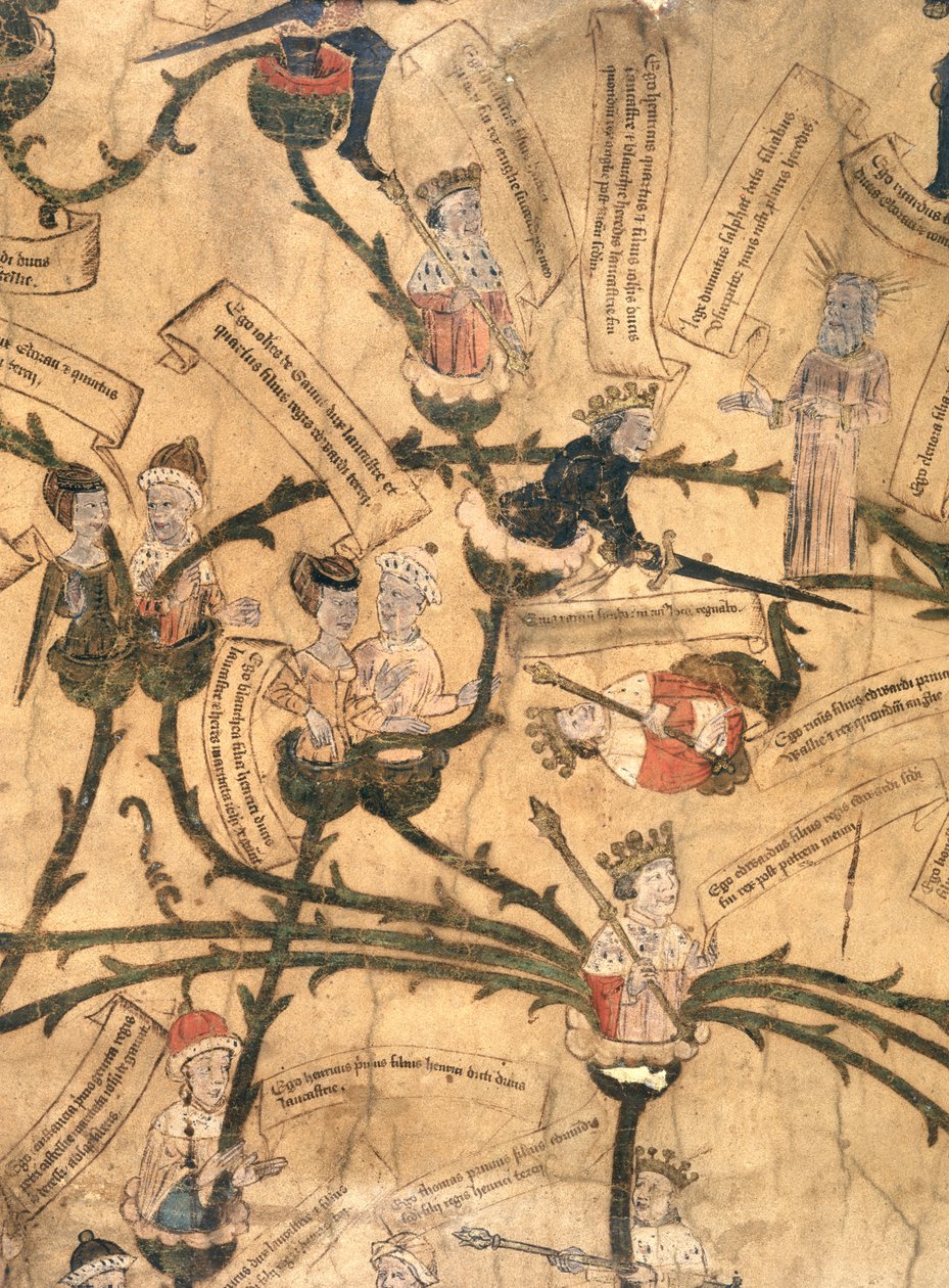 Hendrik IV (1367-1413) snijdt de stamboom door English School
