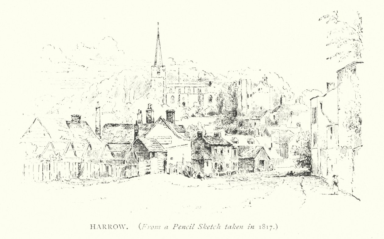 Harrow (gravure) door English School