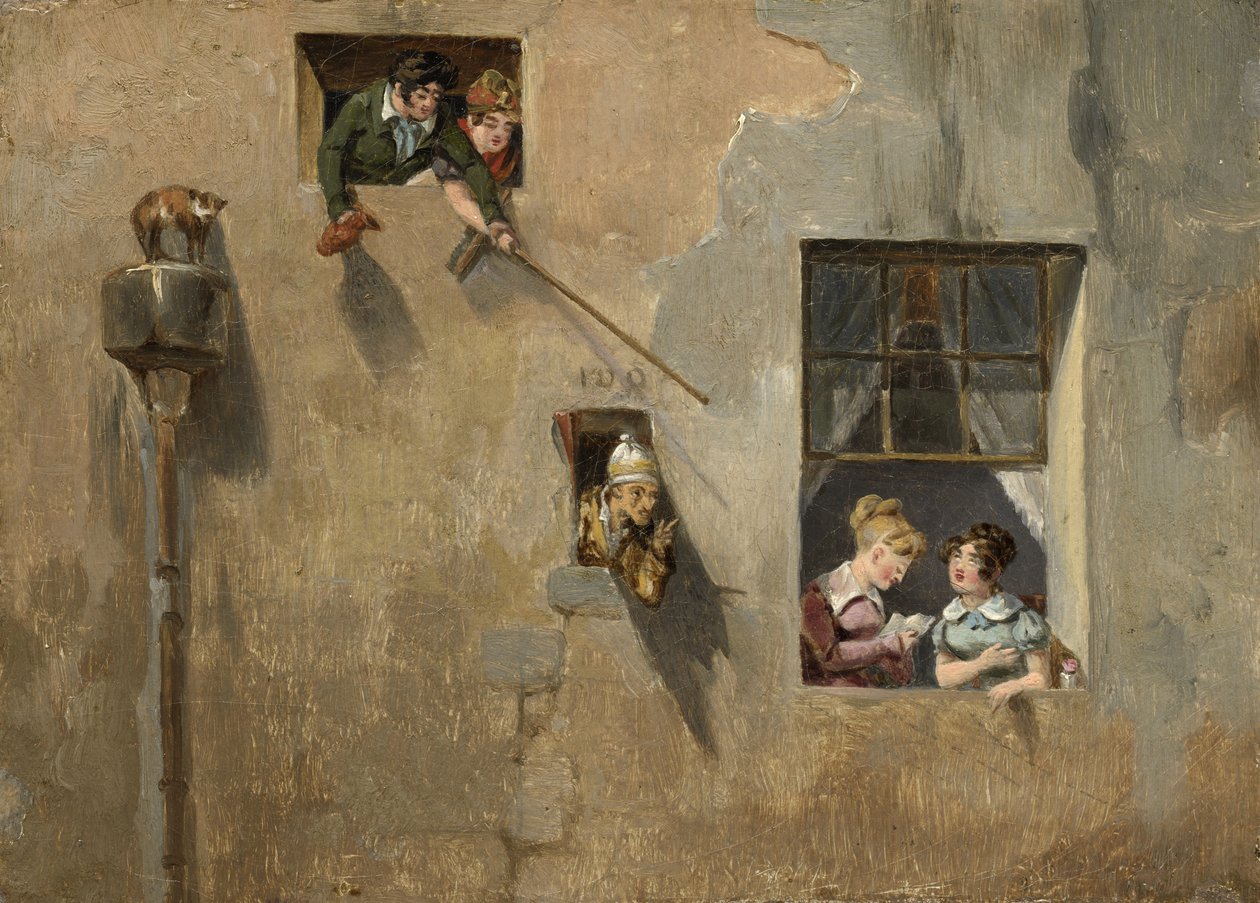 Hecklers, ca. 1800?-50 door English School
