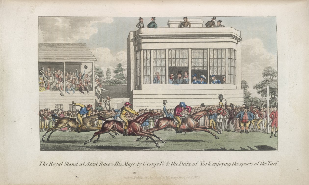 Paardenrennen in Ascot, uit 