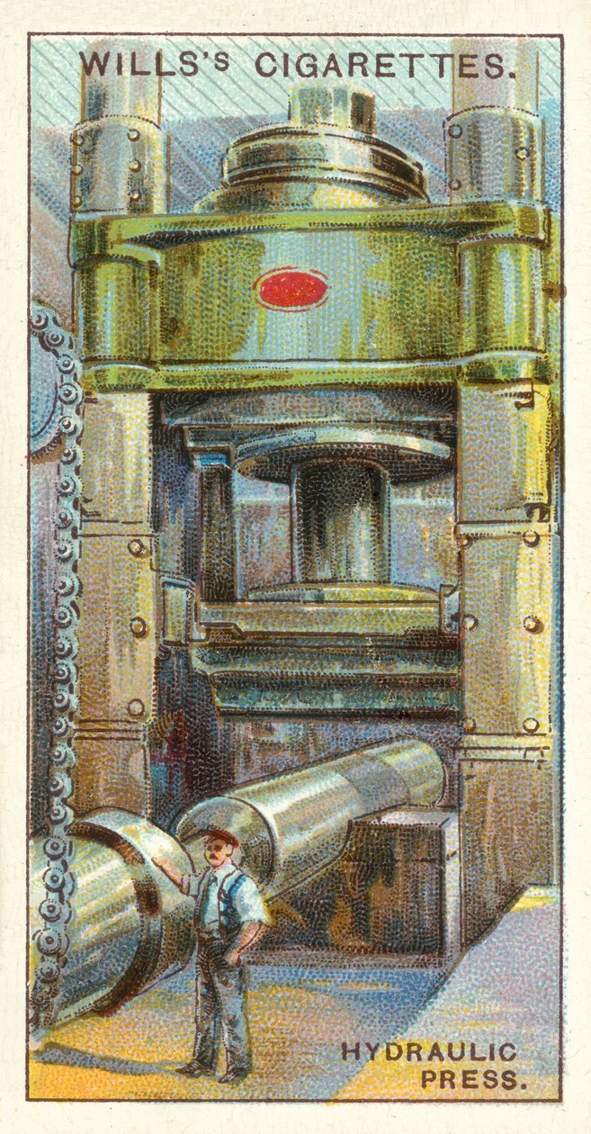Hydraulische pers (chromolitho) door English School