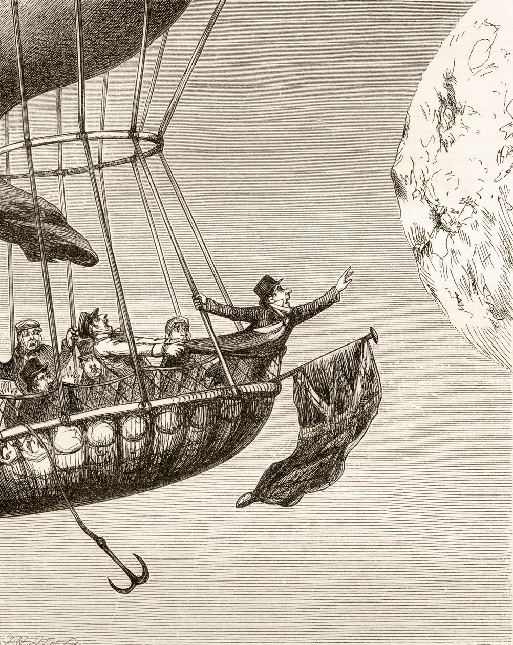 Illustratie door George Cruikshank voor het gedicht 