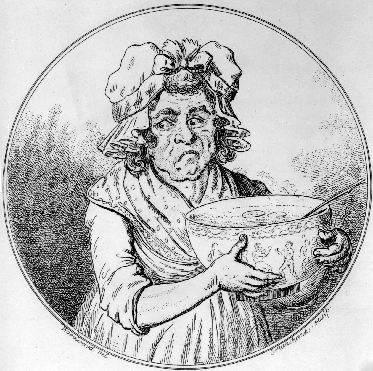 Illustratie, door George Moutard Woodward, gegraveerd door Isaak Cruickshank, uitgegeven door Allen & West, 1796 door English School