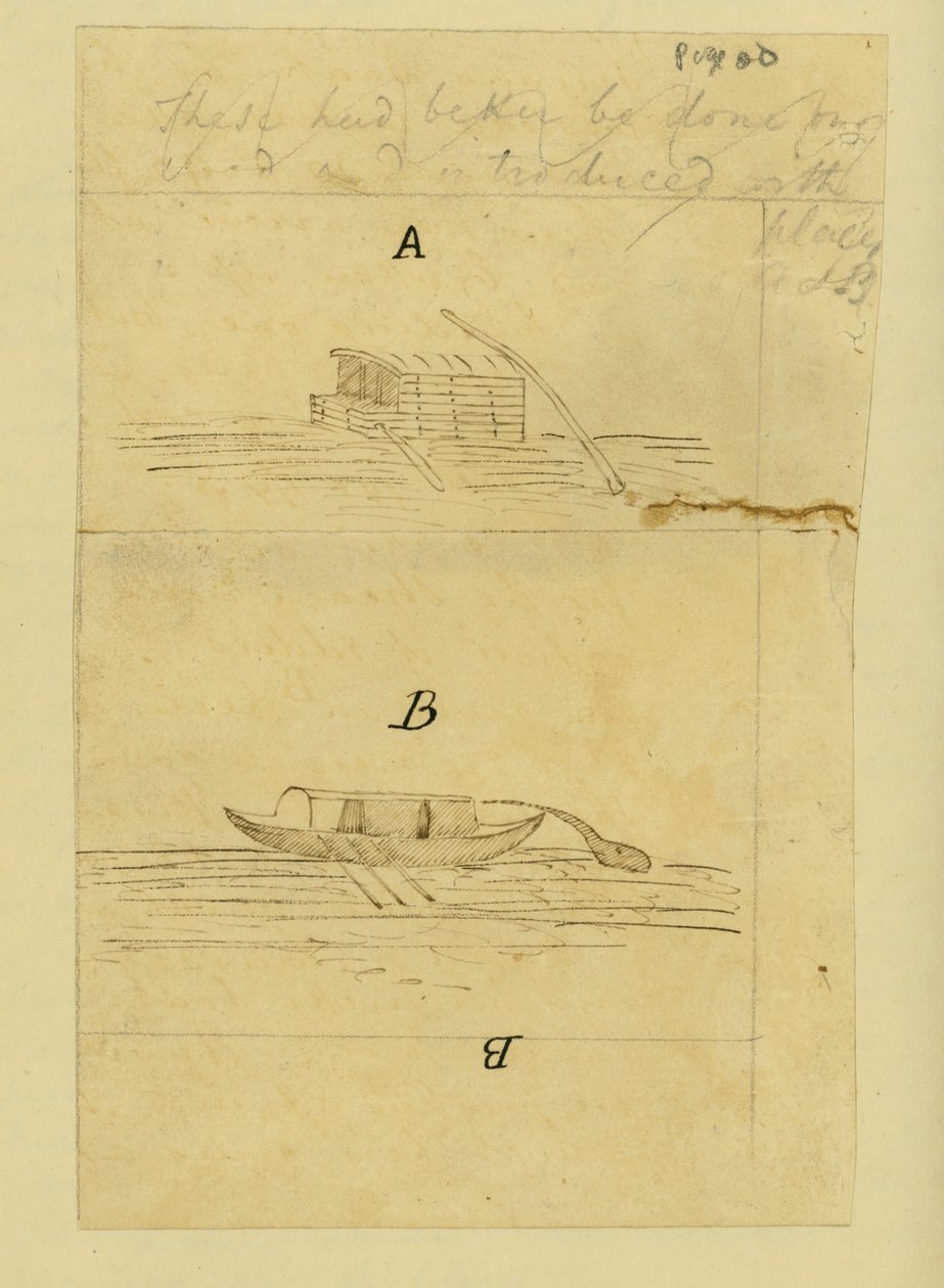 Illustratie uit brieven geschreven tijdens een reis naar de westelijke delen van de Verenigde Staten..., door Elias Fordham Pym, 1818 door English School