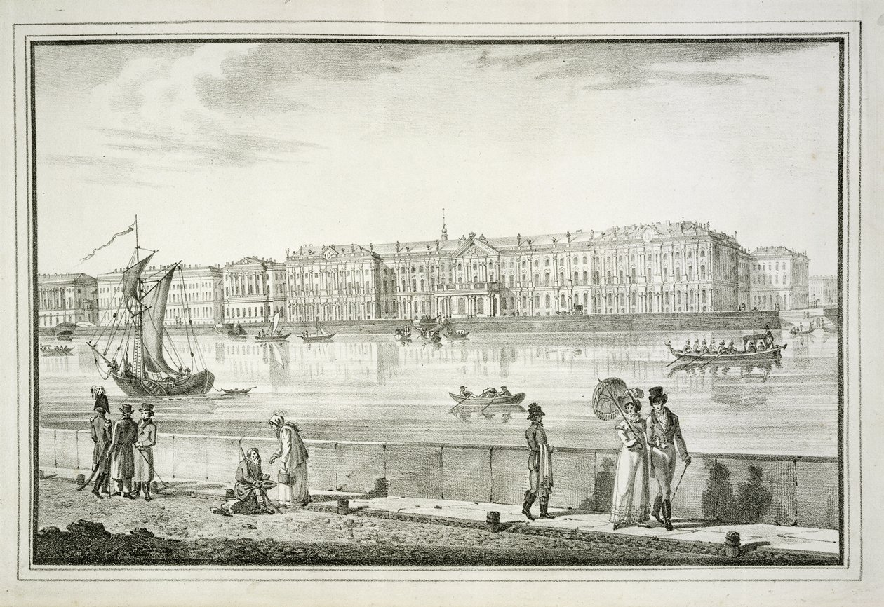 Keizerlijk Winterpaleis, St. Petersburg door English School